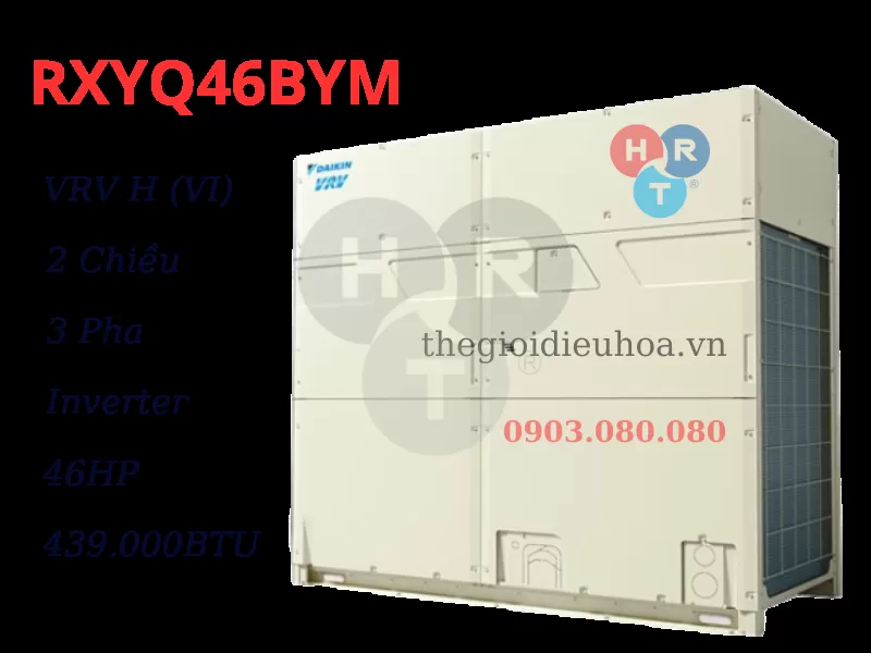 Tổ hợp 2 Dàn Nóng Daikin VRV H 46HP RXYQ46BYM: Hiệu Suất Xuất Sắc và Tiện Ích Ưu Việt